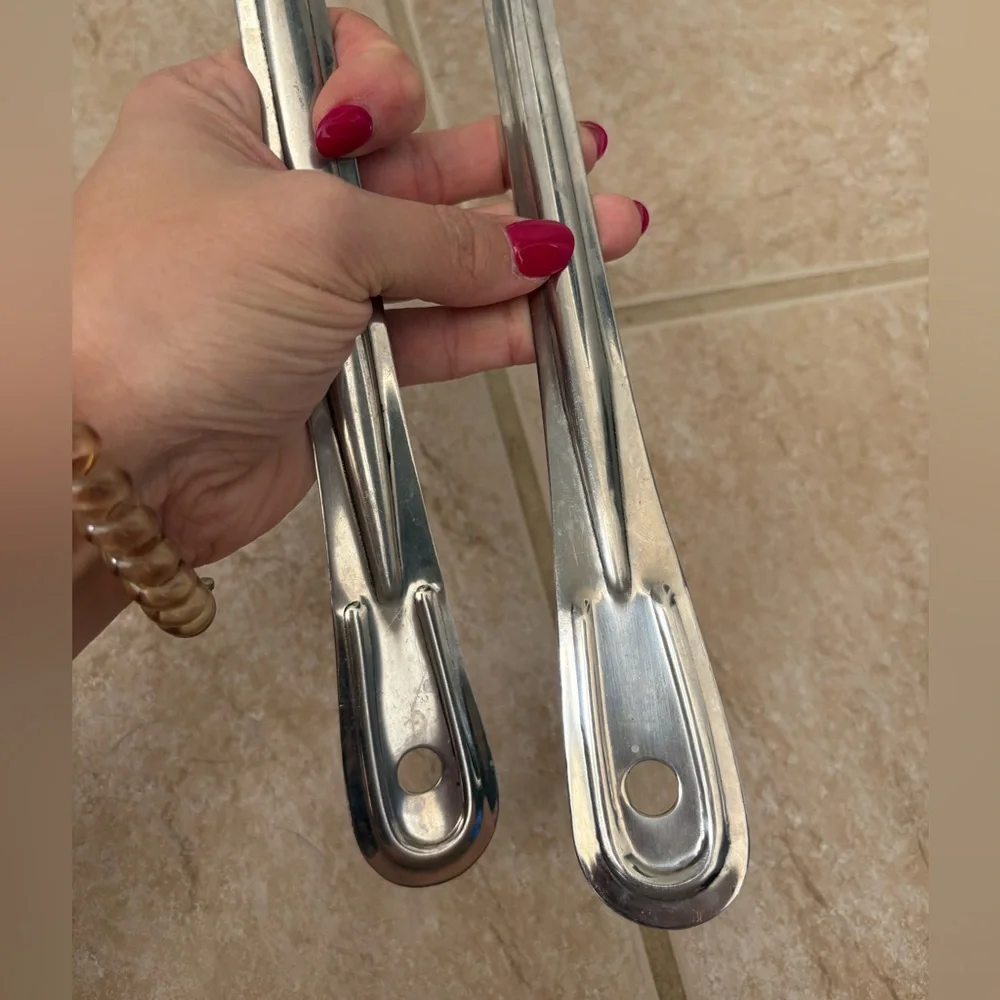 Stainless Steel slotted cooking utensils - made in India